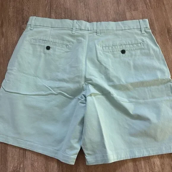 NWT Gap Men’s Dress Shorts 8” length Light Blue Casual Short Cotton - Picture 5 of 6
